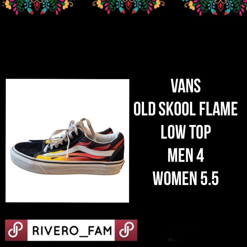 VANS | OLD SKOOL FLAME | LOW TOP | MEN 4WOMEN 5.5